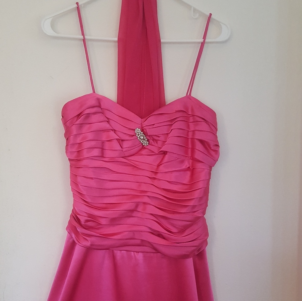 Cindy. Evening Dress & Scarf